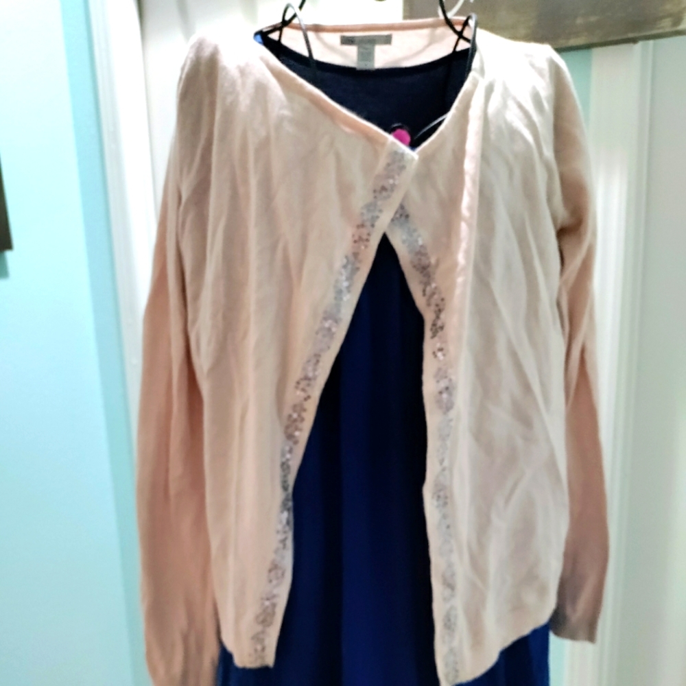 Pink gap Cardigan with sequin